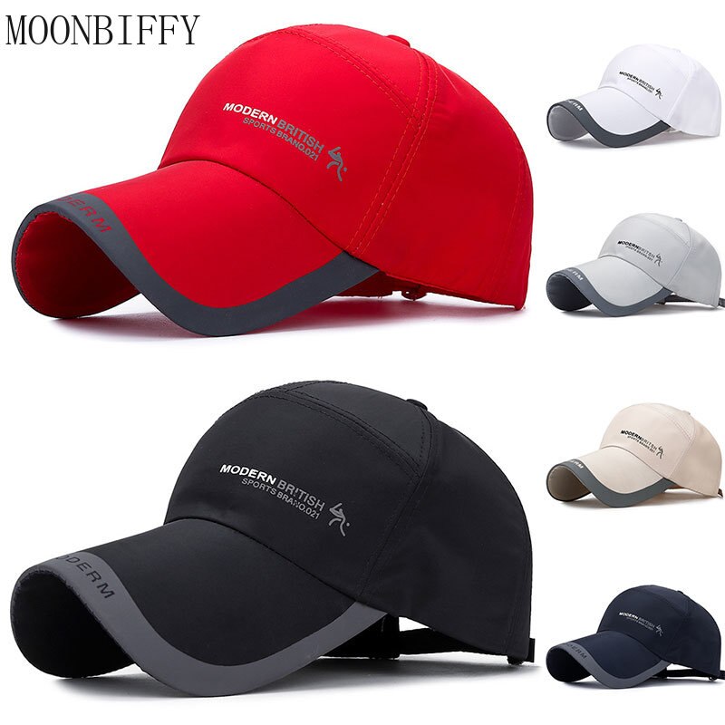 남녀공용 야외 골프 낚시 모자, 빠른 건조 방수, 야구 모자, 조절 가능한 러닝 스포츠, 여름 태양 모자